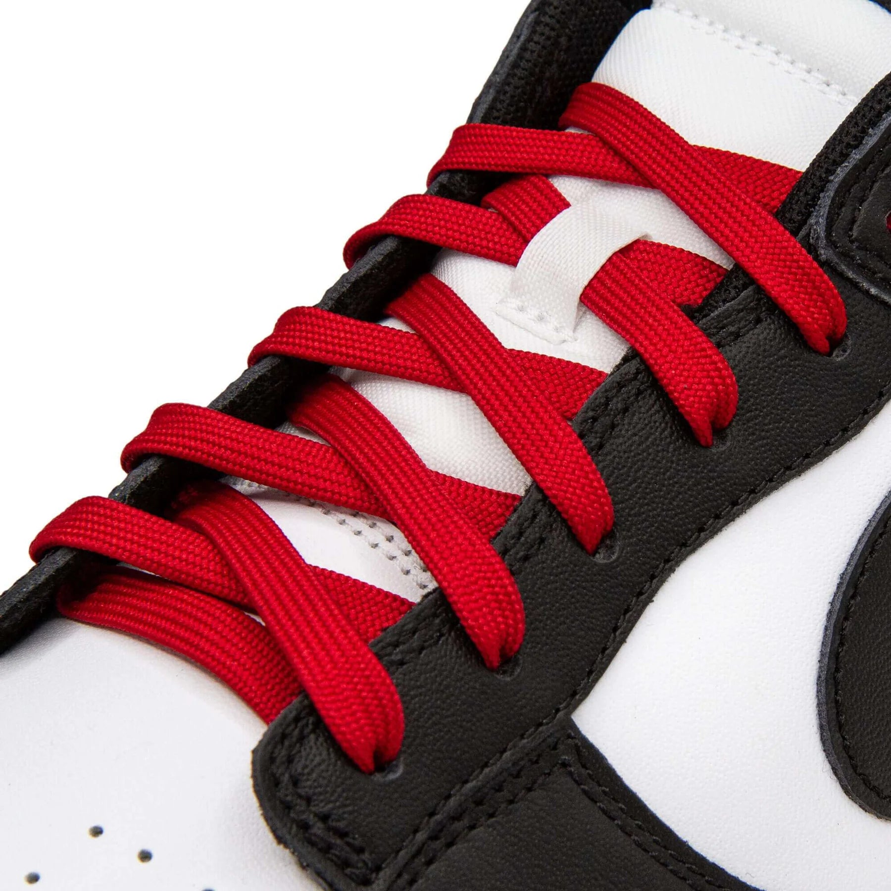 Red Ruby Flat Shoelaces | Jordan Shoelaces, Nike Shoelaces, Air Force 1 Shoelaces By KNOTTY