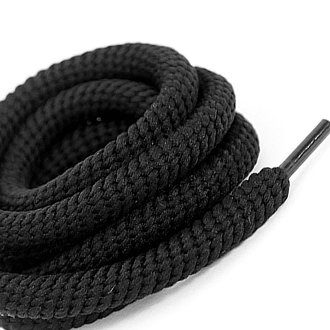 Black Wired Rope Shoelaces | Premium Sneaker Laces – KNOTTY