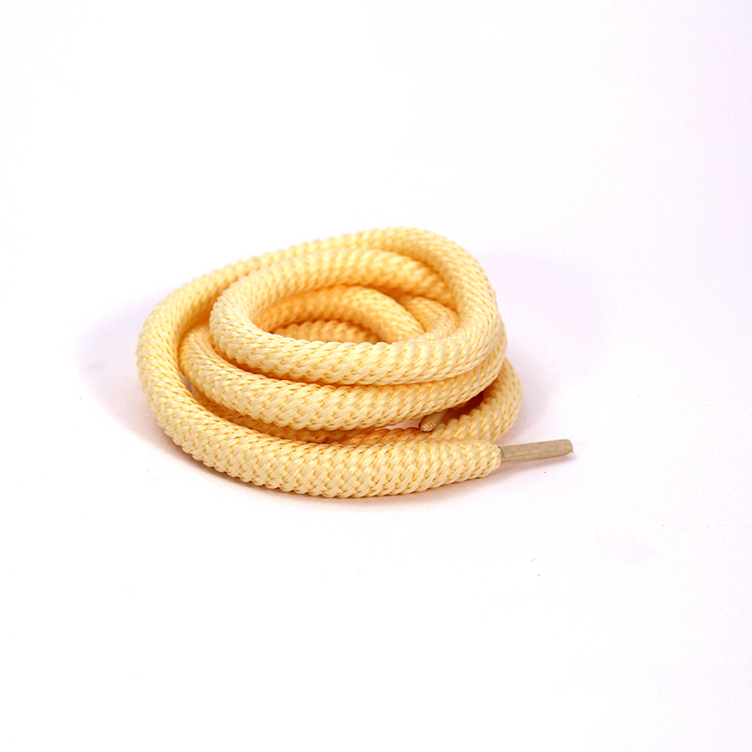 Cream Wired Rope Shoelaces | Premium Sneaker Laces – KNOTTY