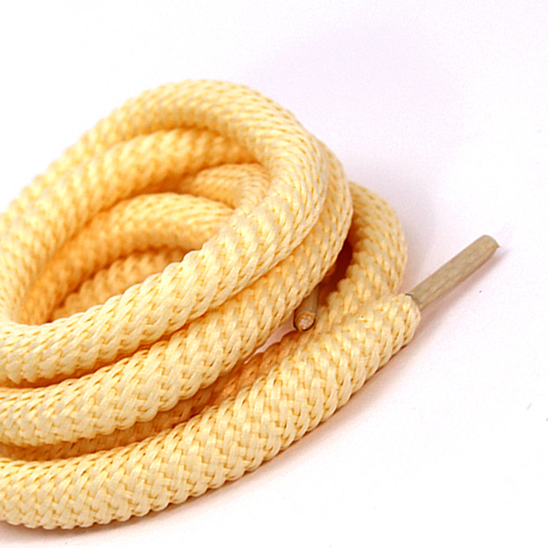 Cream Wired Rope Shoelaces | Premium Sneaker Laces – KNOTTY