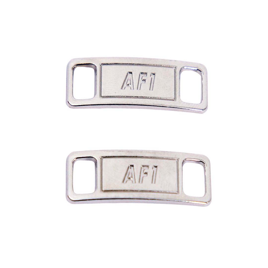 Premium Silver Air Force 1 Dubrae Replacement ( Lace Tag)