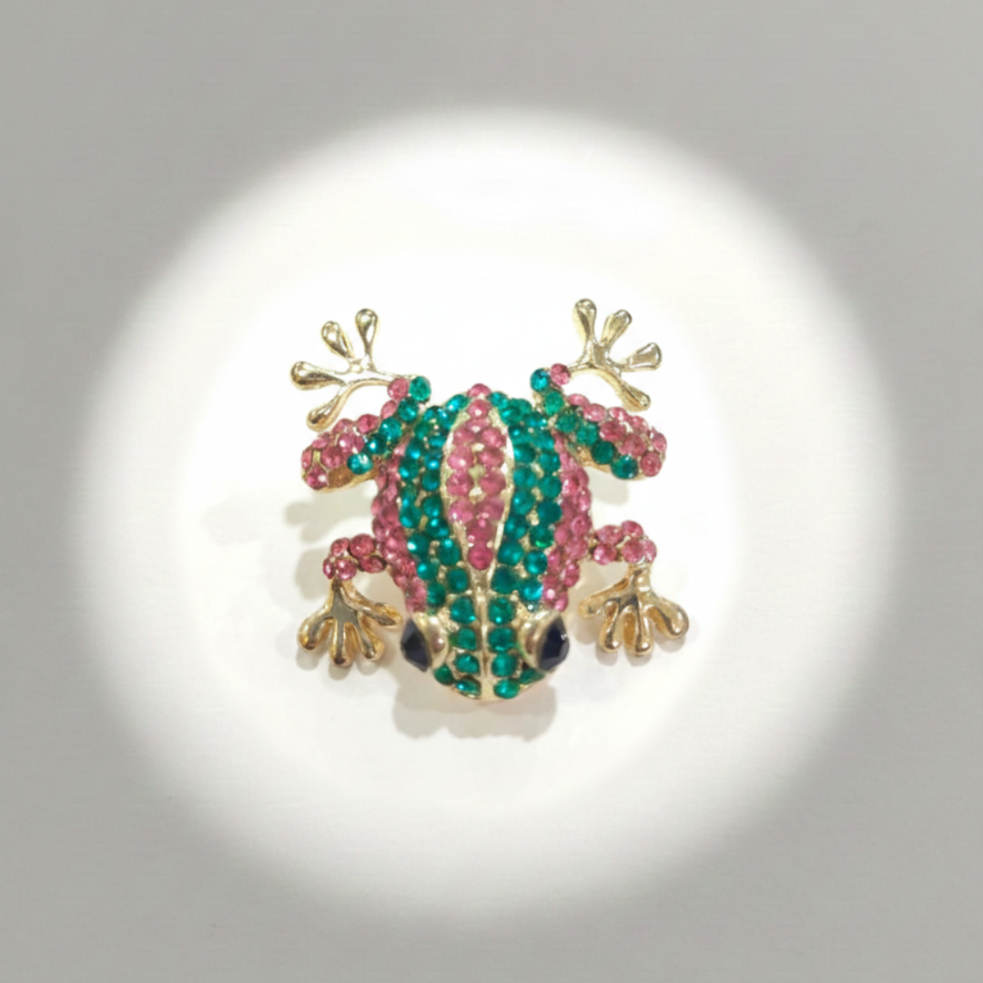 Jewel Frog Sneaker Charm | Statement Shoe Charm for Nike, Jordan & Adidas By KNOTTY