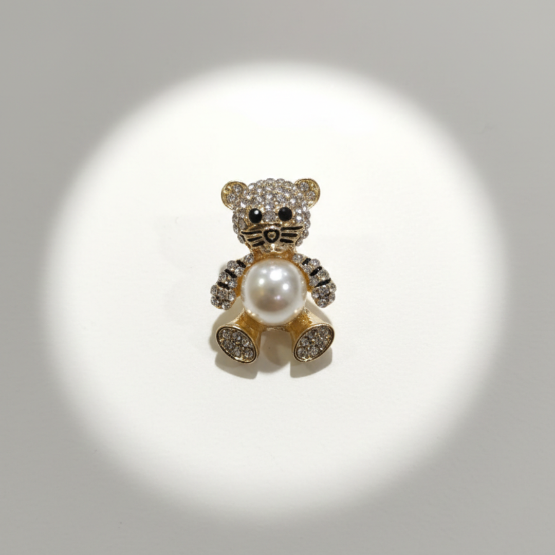 Pearl Teddy Sneaker Charm | Premium Shoe Charm for Nike, Jordan & Adidas By KNOTTY