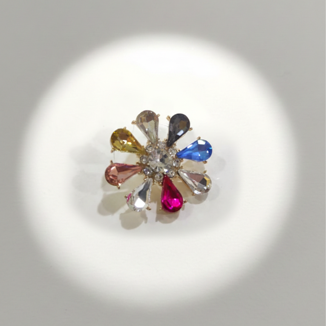 Multi-Colour Crystal Sneaker Charm | Premium Shoe Charm for Nike, Jordan & Adidas By KNOTTY