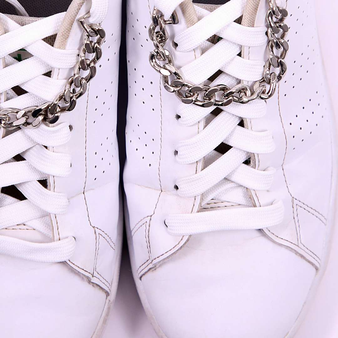 Silver Cuban Sneaker Chains For Sneakers